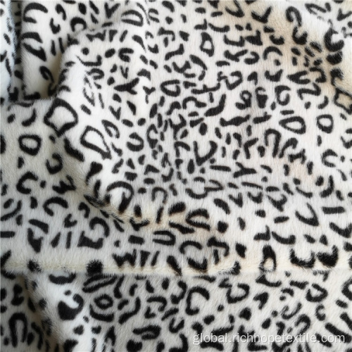 PV Plush Fabric Printed Polyester Home Textile Supplier